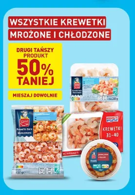 Krewetki gotowane obrane w stylu aioli promocja w Aldi