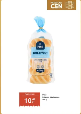 Bułeczki śniadaniowe Pano promocja w Biedronka