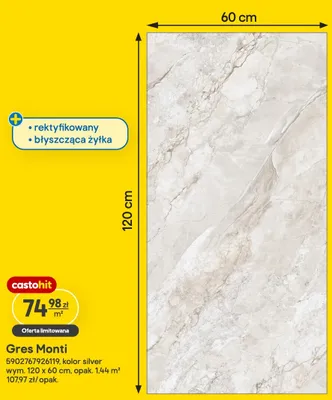 Gres Monti promocja w Castorama
