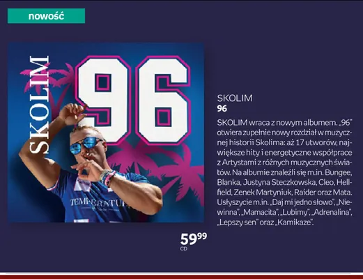 Płyta CD Skolim 96 promocja w Empik