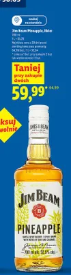 Likier Jim Beam Pineapple promocja w Lidl