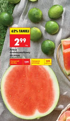 Arbuz drobnopestkowy na wagę promocja w Biedronka
