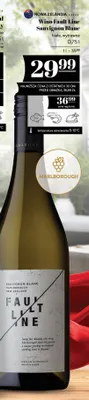 Wino białe Fault Line Sauvignon Blanc wytrawne promocja w POLOmarket