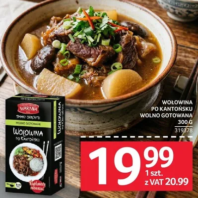 Wołowina po kantońsku wolno gotowana promocja w Selgros