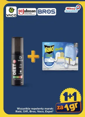 Elektrofumigator na komary Raid Family promocja w Carrefour