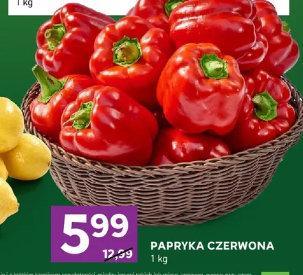 Papryka czerwona promocja w Stokrotka