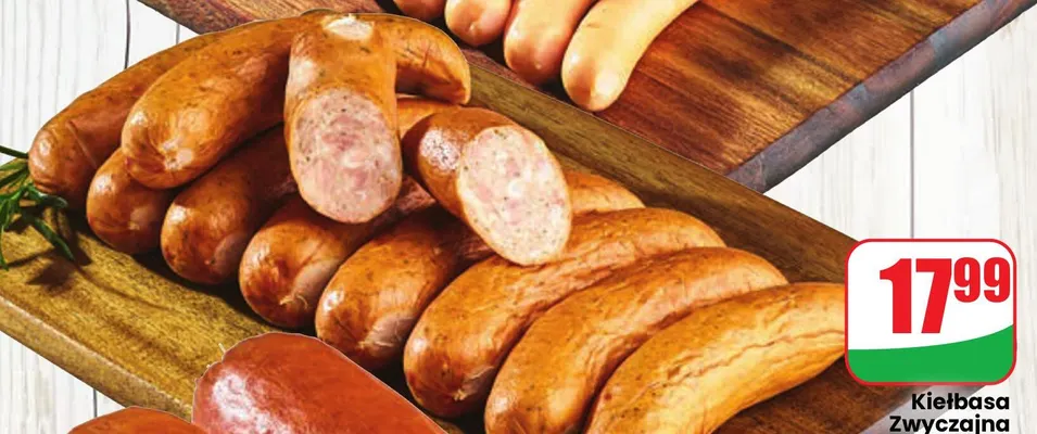 Kiełbasa zwyczajna Agro Rydzyna promocja w Dino