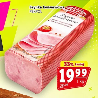 Szynka konserwowa Pekpol promocja w Prim Market