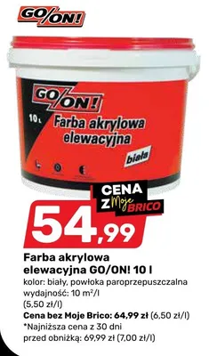 Farba akrylowa elewacyjna Mat promocja w Bricomarche