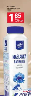 Maślanka naturalna Milko promocja w Selgros
