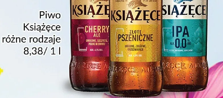 Piwo Książęce Cherry Ale promocja w Prim Market