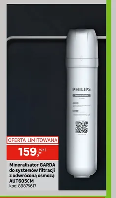 Mineralizator Garda do systemów filtracji z odwróconą osmozą AUT605 cm Philips promocja w Leroy Merlin