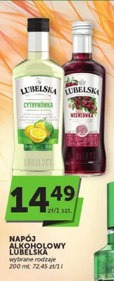 Napój alkoholowy Lubelska Cytrynówka promocja w Groszek