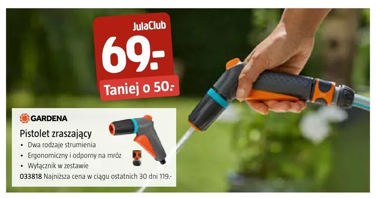 Pistolet zraszający GARDENA promocja w Jula