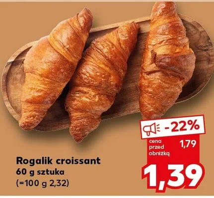 Rogalik croissant 60g promocja w Kaufland