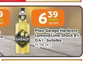Piwo Garage Hardcore Lemon & Lime Shock 8% promocja w Gama