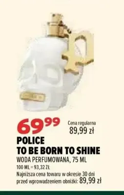 Woda perfumowana Police To Be Born to Shine promocja w Drogerie Natura