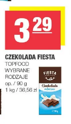 Czekolada Fiesta promocja w SPAR