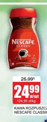 Kawa rozpuszczalna Nescafe Classic promocja w Bingo