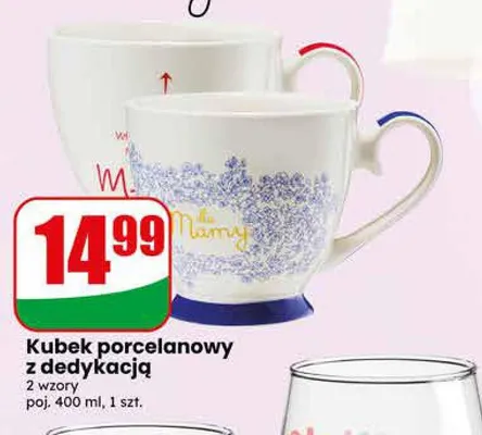 Kubek porcelanowy z dedykacją promocja w Dino