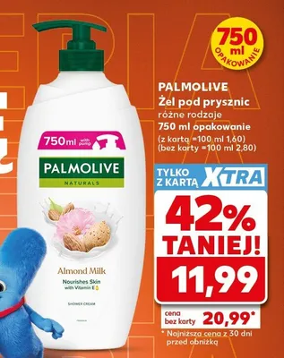 Żel pod prysznic Palmolive Naturals Almond Milk promocja w Kaufland