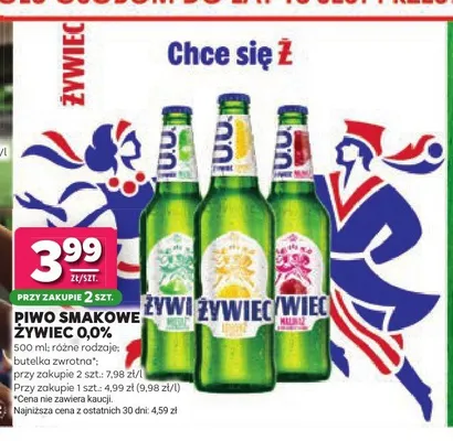 Piwo bezalkoholowe Żywiec Oranżż promocja w Stokrotka