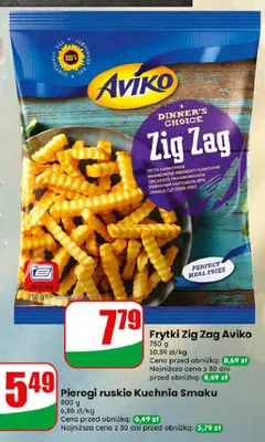Frytki Zig Zag Aviko promocja w Dino