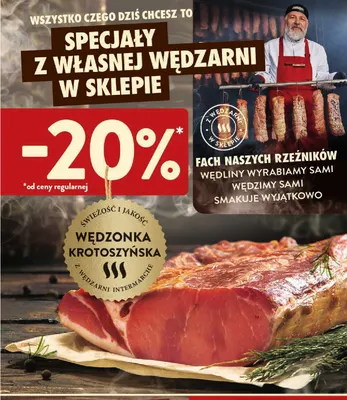 Wędzonka krotoszyńska promocja w Intermarche