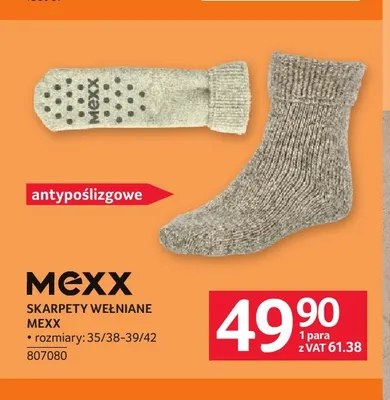 Skarpety wełniane Mexx promocja w Selgros