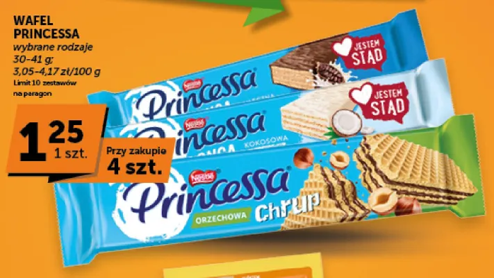 Wafel Princessa Kokosowa promocja w ABC