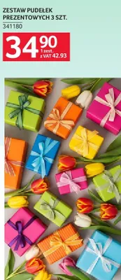 Zestaw pudełek prezentowych 3 szt. promocja w Selgros