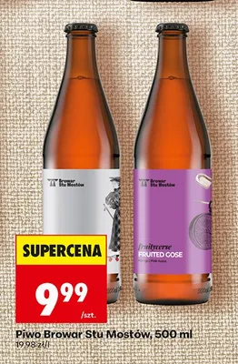 Piwo Browar Stu Mostów promocja w Biedronka