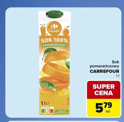 Sok pomarańczowy Carrefour Classic promocja w Carrefour Express