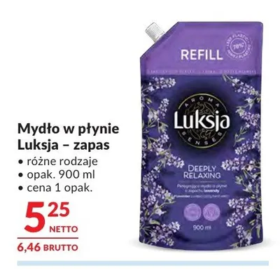 Mydło w płynie Luksja zapas promocja w Makro