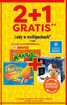 Lody Rożek multipack promocja w POLOmarket