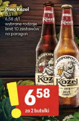 Piwo Kozel promocja w Delikatesy Centrum