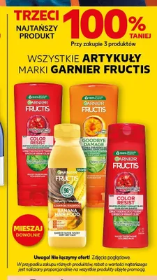 Artykuły do pielęgnacji włosów Garnier Fructis promocja w Kaufland