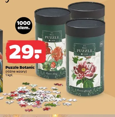 Puzzle Botanic promocja w Netto