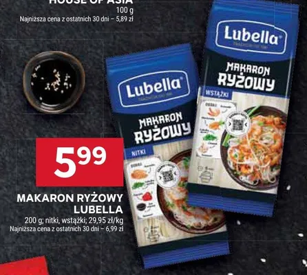 Makaron ryżowy Lubella promocja w Stokrotka