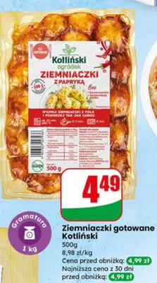 Ziemniaczki gotowane z papryką promocja w Dino