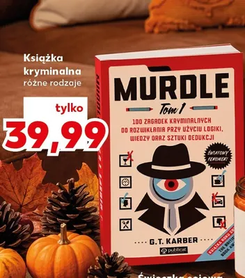 Książka kryminalna Murdle Tom 1 Kaufland promocja w Kaufland