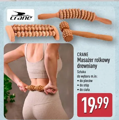 Masażer rolkowy drewniany promocja w Aldi