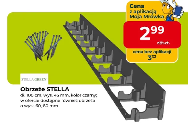 Obrzeże Stella promocja w PSB Mrówka