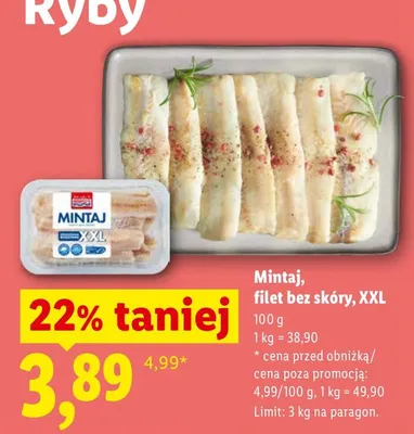 Filet bez skóry, XXL promocja w Lidl