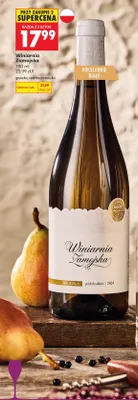 Wino czerwone Winiarnia Zamojska czarna porzeczka promocja w Biedronka