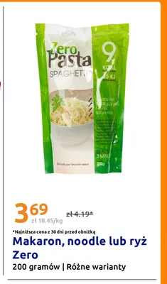 Ryż Zero Pasta promocja w Action