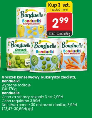 Groszek konserwowy Bonduelle promocja w Market Point