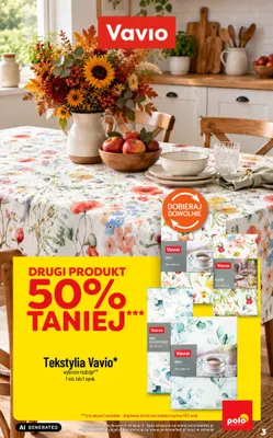 Tekstylia Vavio promocja w POLOmarket