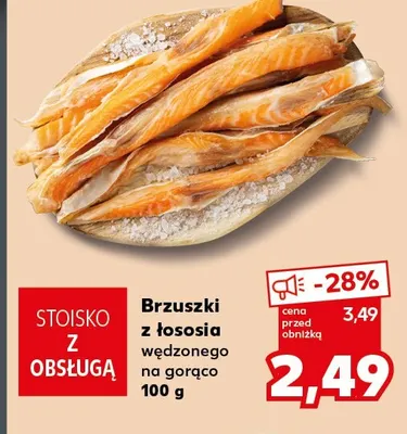 Brzuszki z łososia wędzonego na gorąco promocja w Kaufland