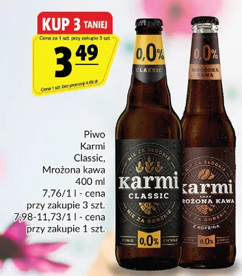 Piwo Karmi Classic promocja w Prim Market